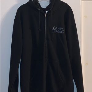 Game Of Thrones Zip Up Hoodie Sz Large